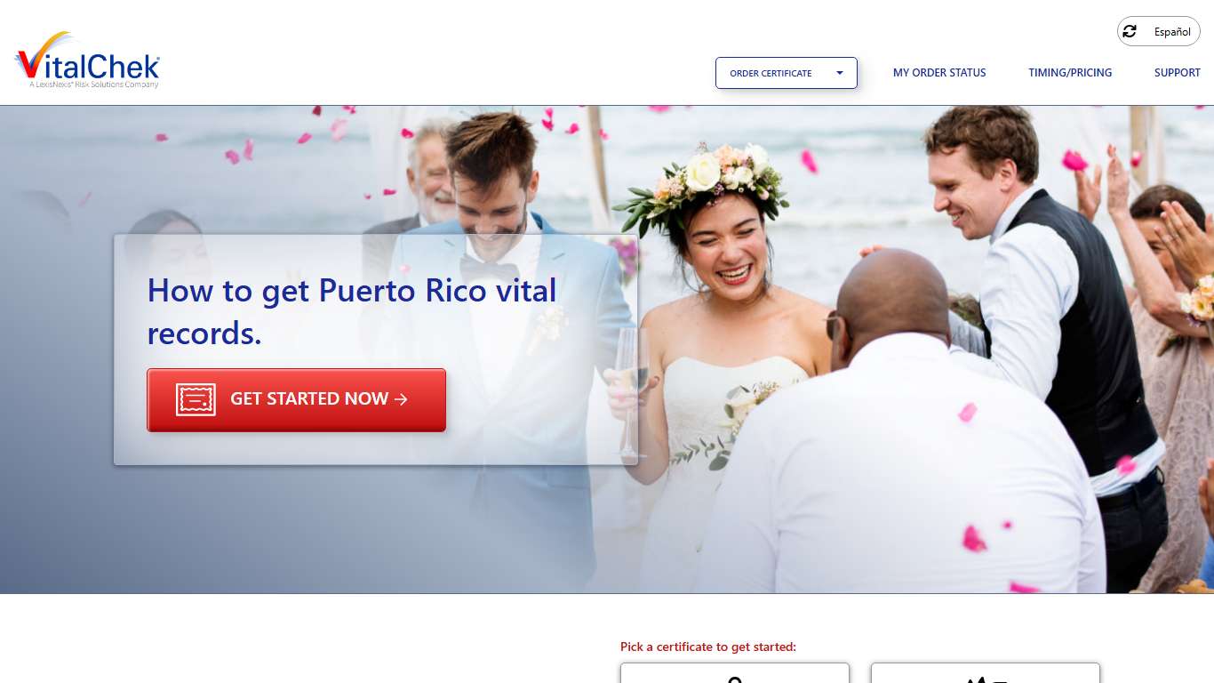 Puerto Rico (PR) Marriage Certificates | State Records - VitalChek